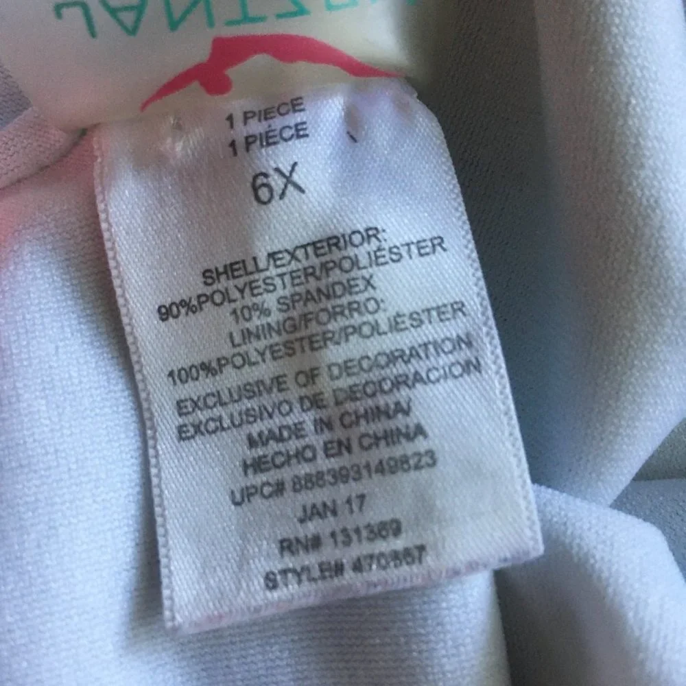 Jantzen mermaid swimsuit 6X